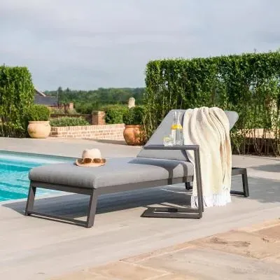 Allure Garden Sunlounger - Flanelle, Fabric