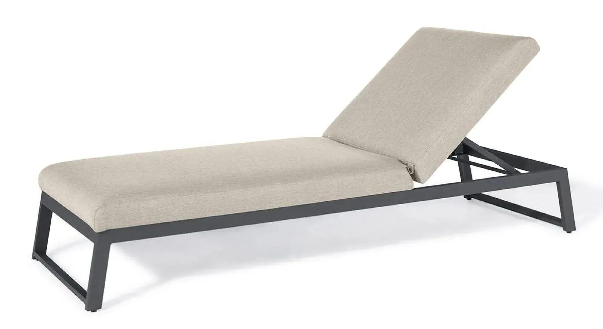 Allure Garden Sunlounger - Oatmeal, Fabric