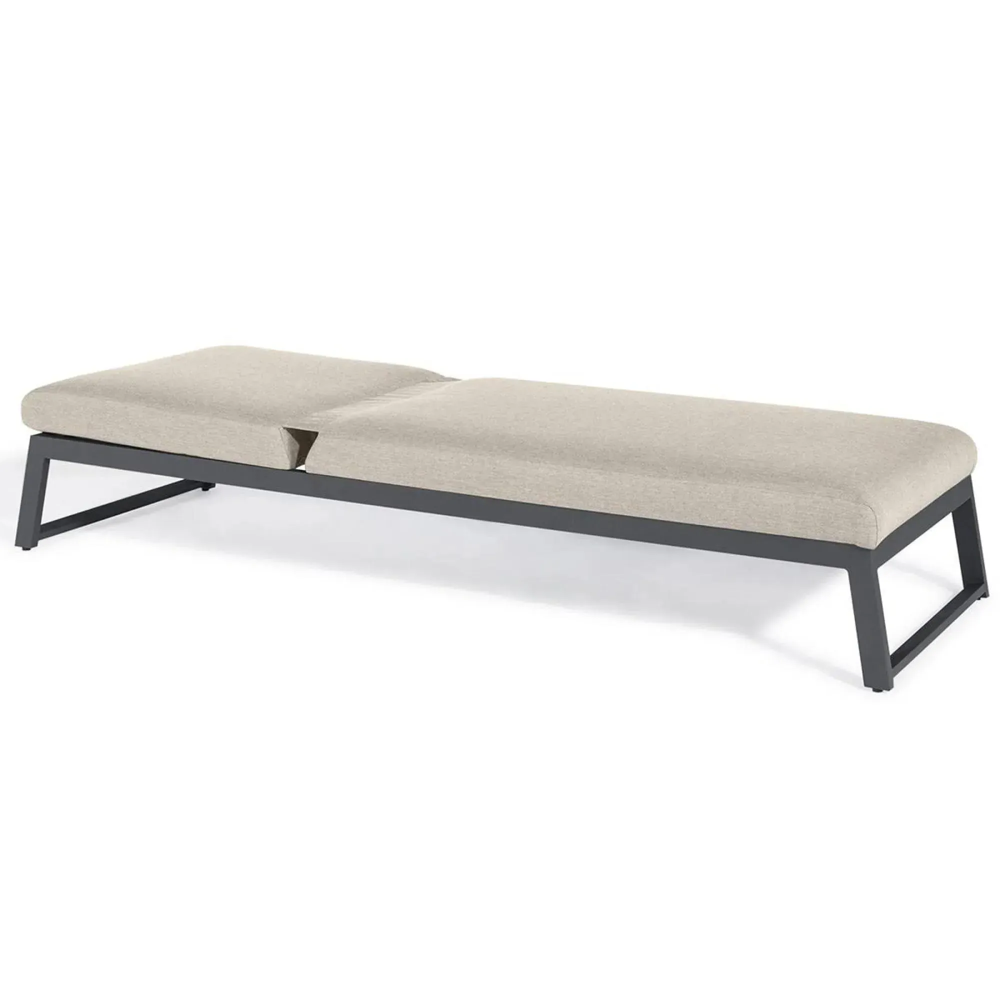 Allure Garden Sunlounger - Oatmeal, Fabric