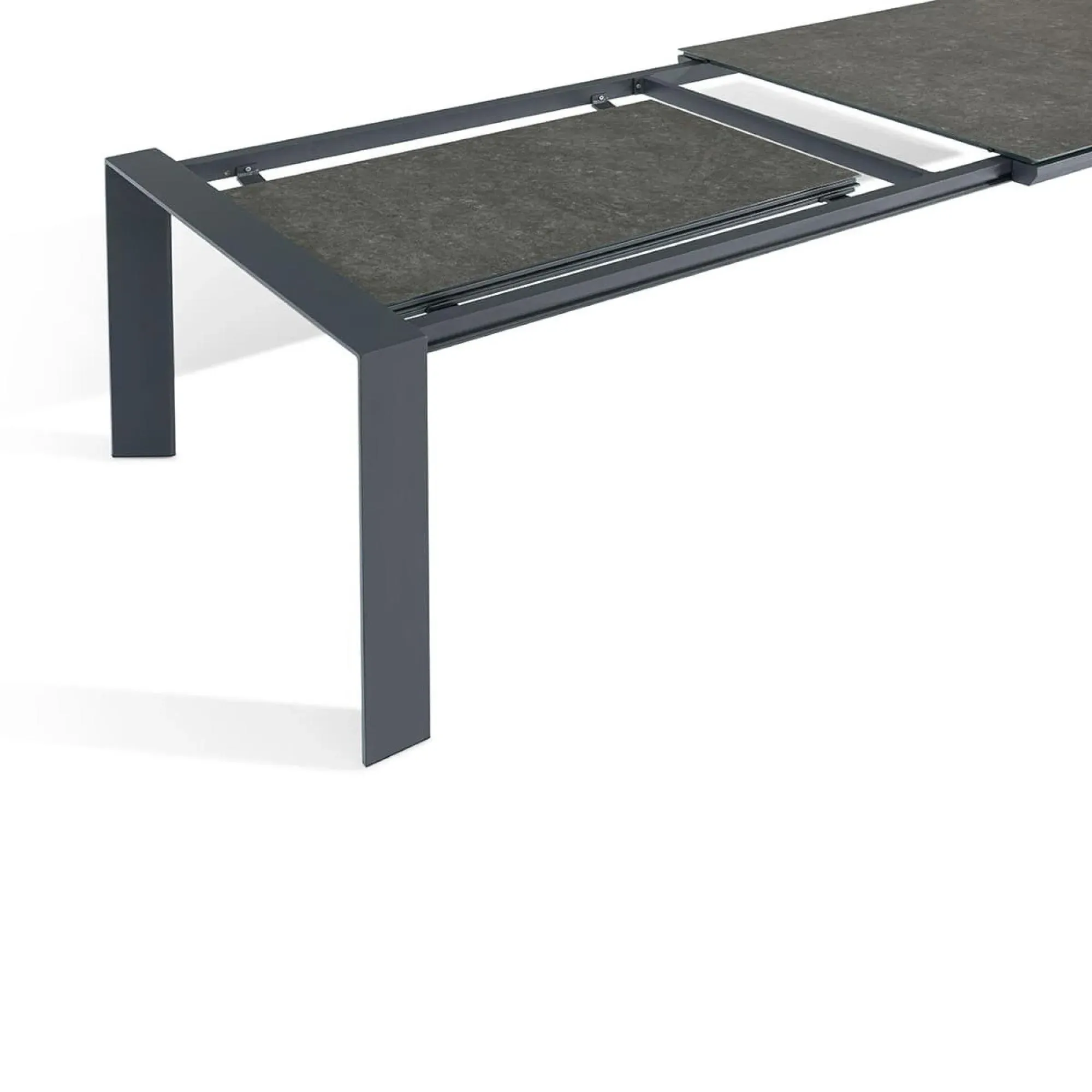 Ambition 10 Seater Extending Garden Dining Set - Flanelle, Aluminium