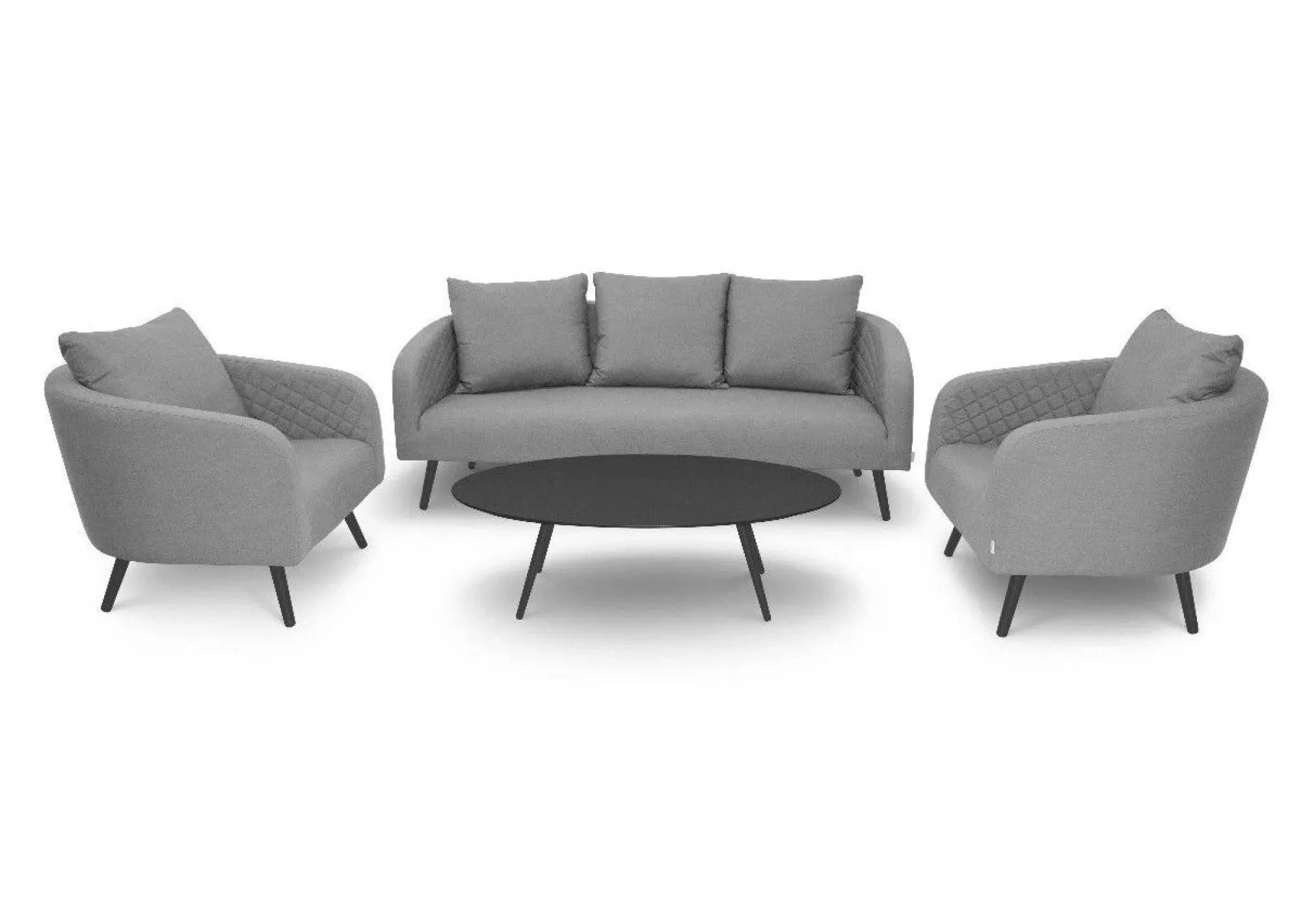 Ambition 3-Seater Garden Sofa Set - Flanelle