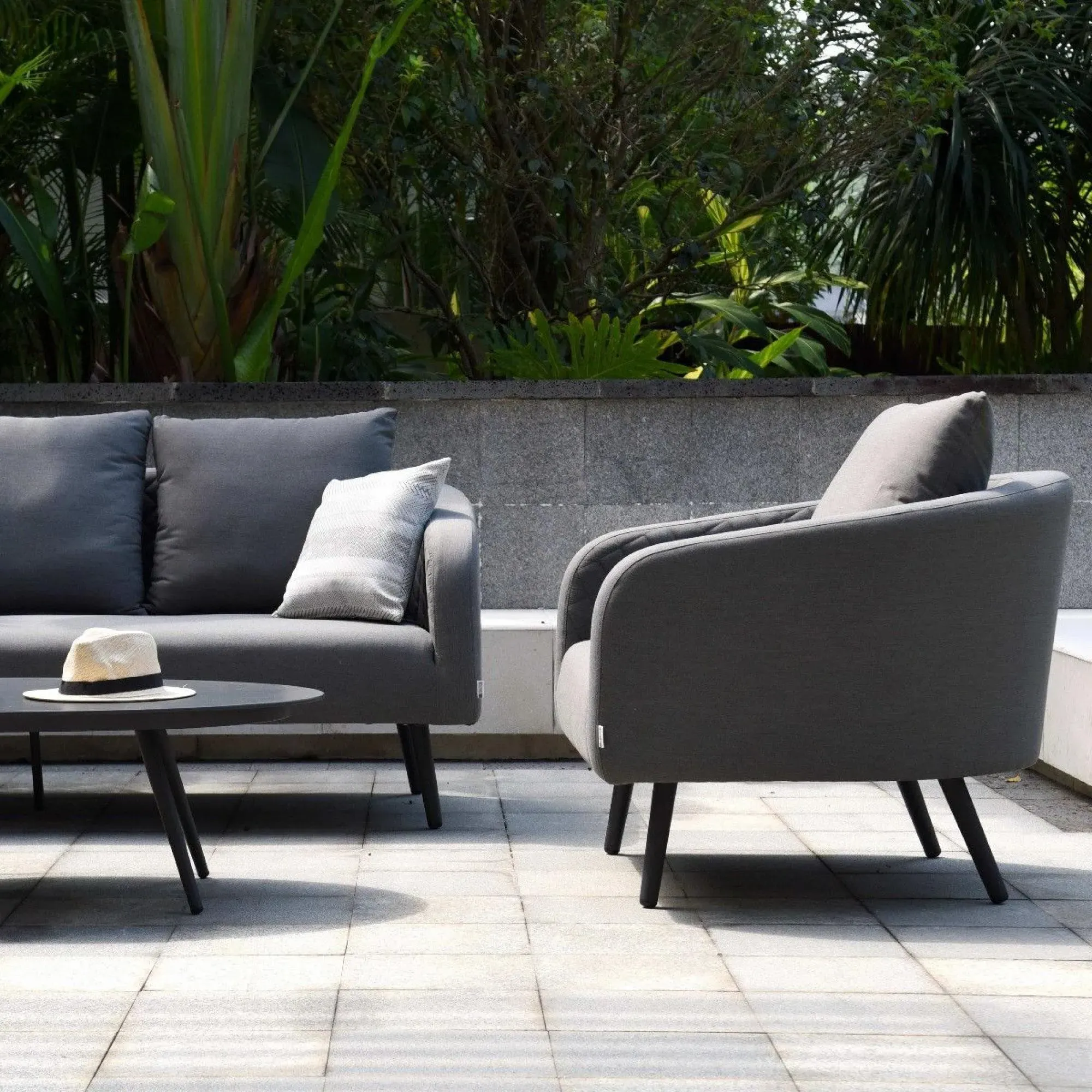 Ambition 3-Seater Garden Sofa Set - Flanelle