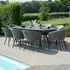 Ambition 8-Seater Oval Dining Set - Flanelle