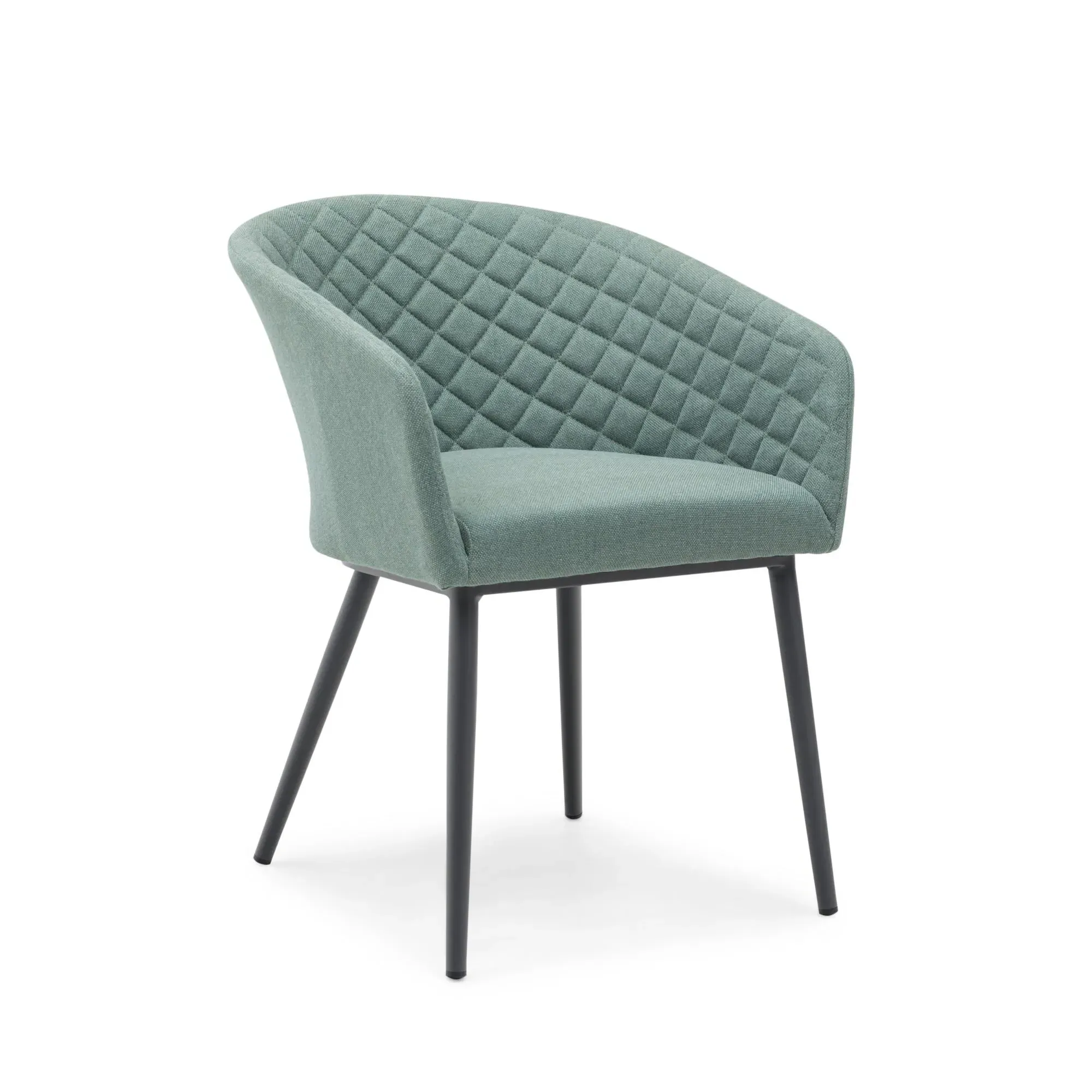 Ambition Garden Dining Armchair Set of 2 - Sage Green, Fabric