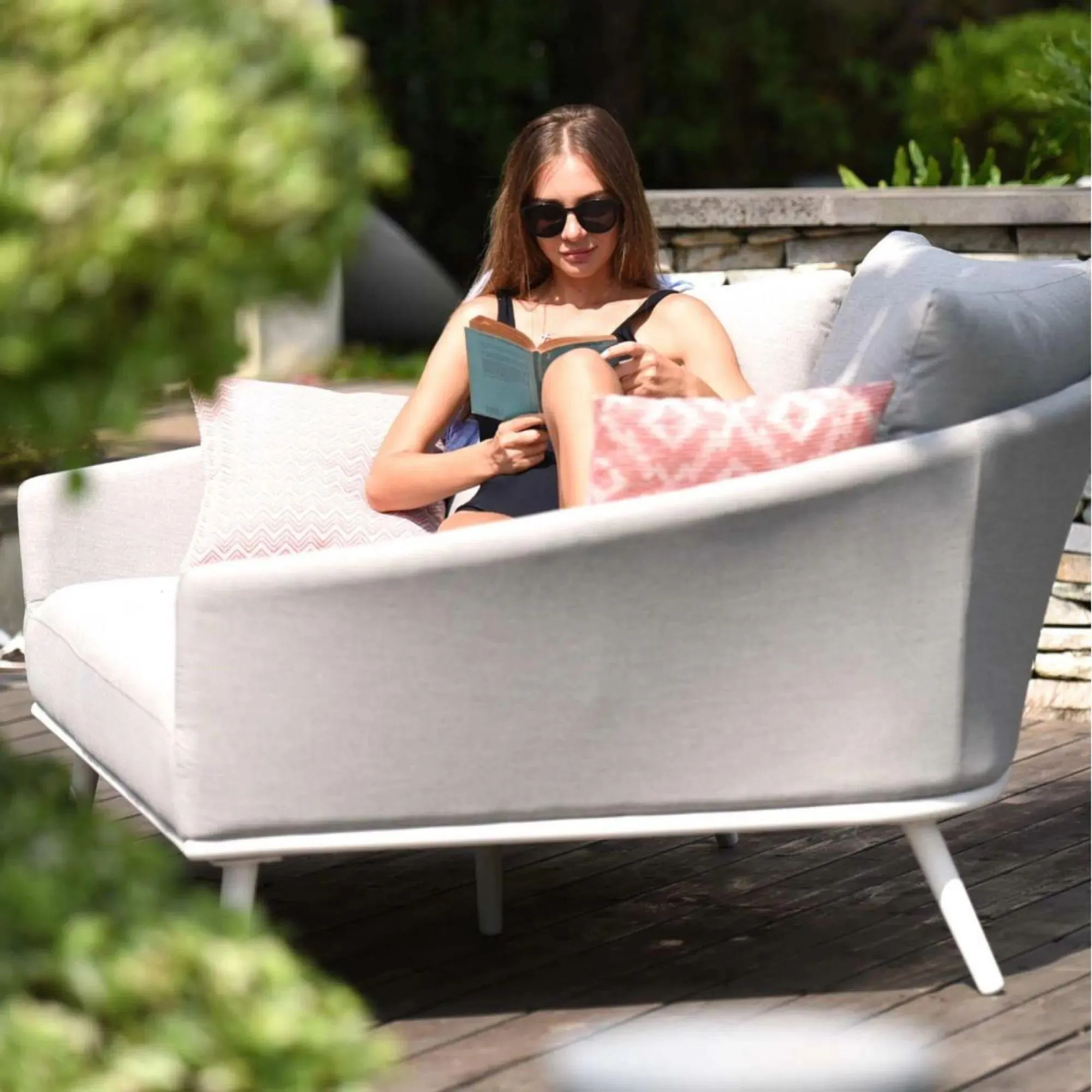 Ark Garden Daybed - Lead Chine