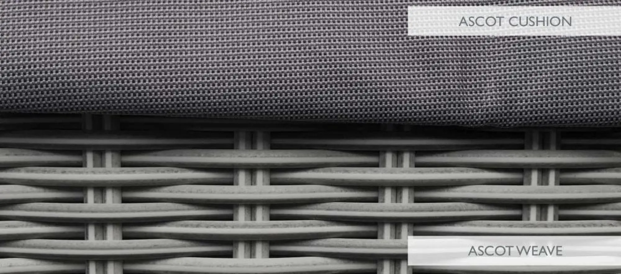 Ascot Sun Lounger Set - Grey, Rattan