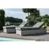 Ascot Sun Lounger Set - Grey, Rattan