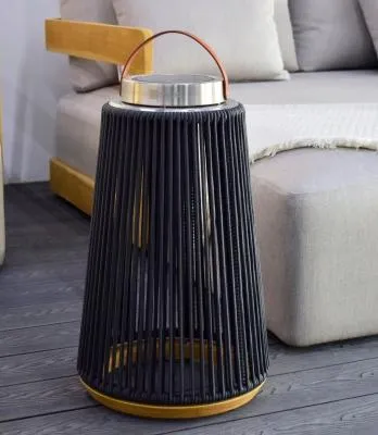 Athena Large Solar Outdoor Light - Charcoal, Aluminium