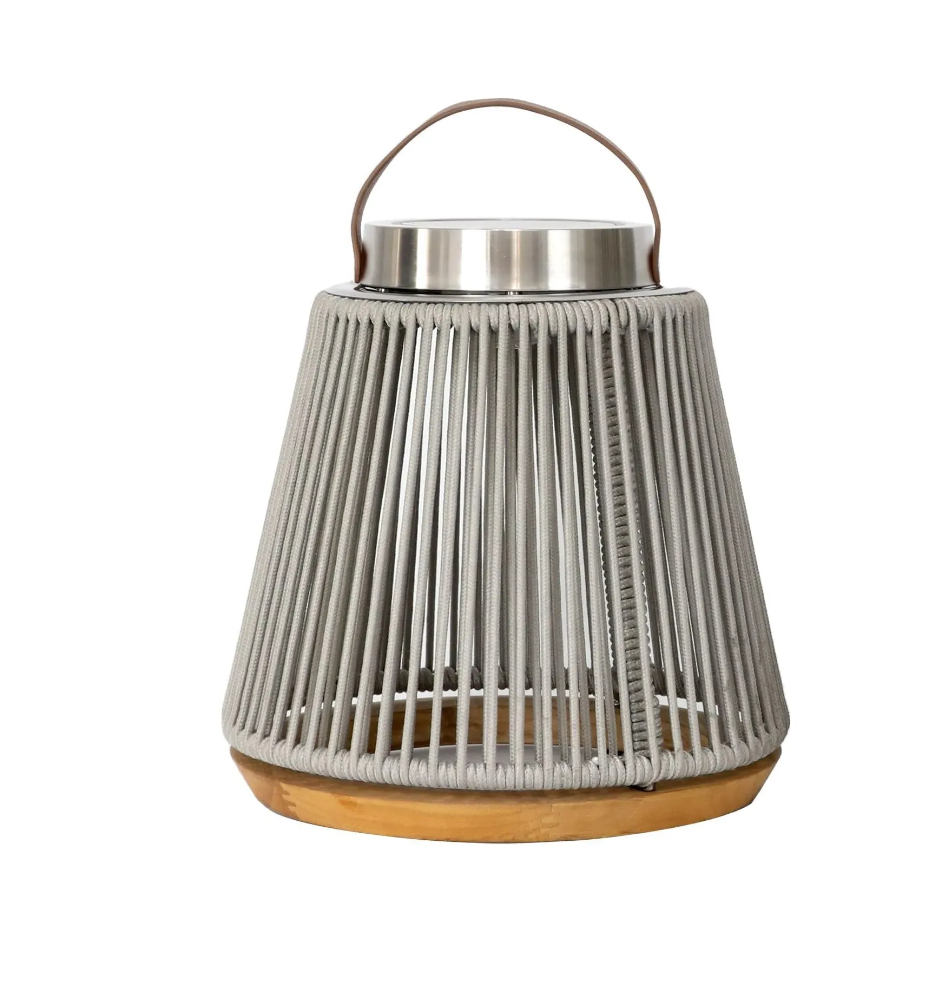 Athena Small Solar Outdoor Light - Light Grey, Aluminium