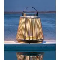 Athena Small Solar Outdoor Light - Light Grey, Aluminium