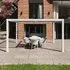 Como Square Outdoor Pergola - White, Aluminium