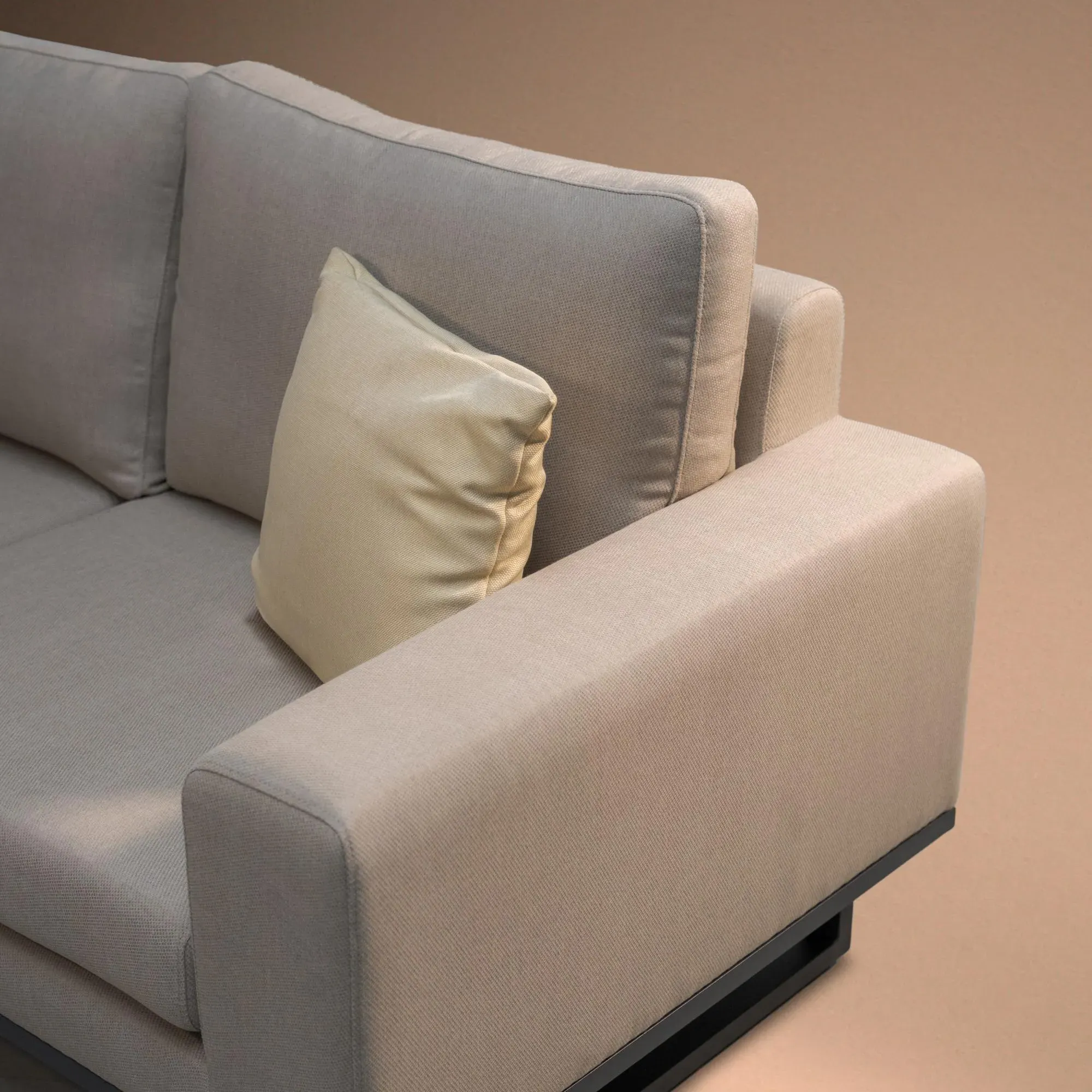 Ethos Corner Garden Sofa Group - Oatmeal