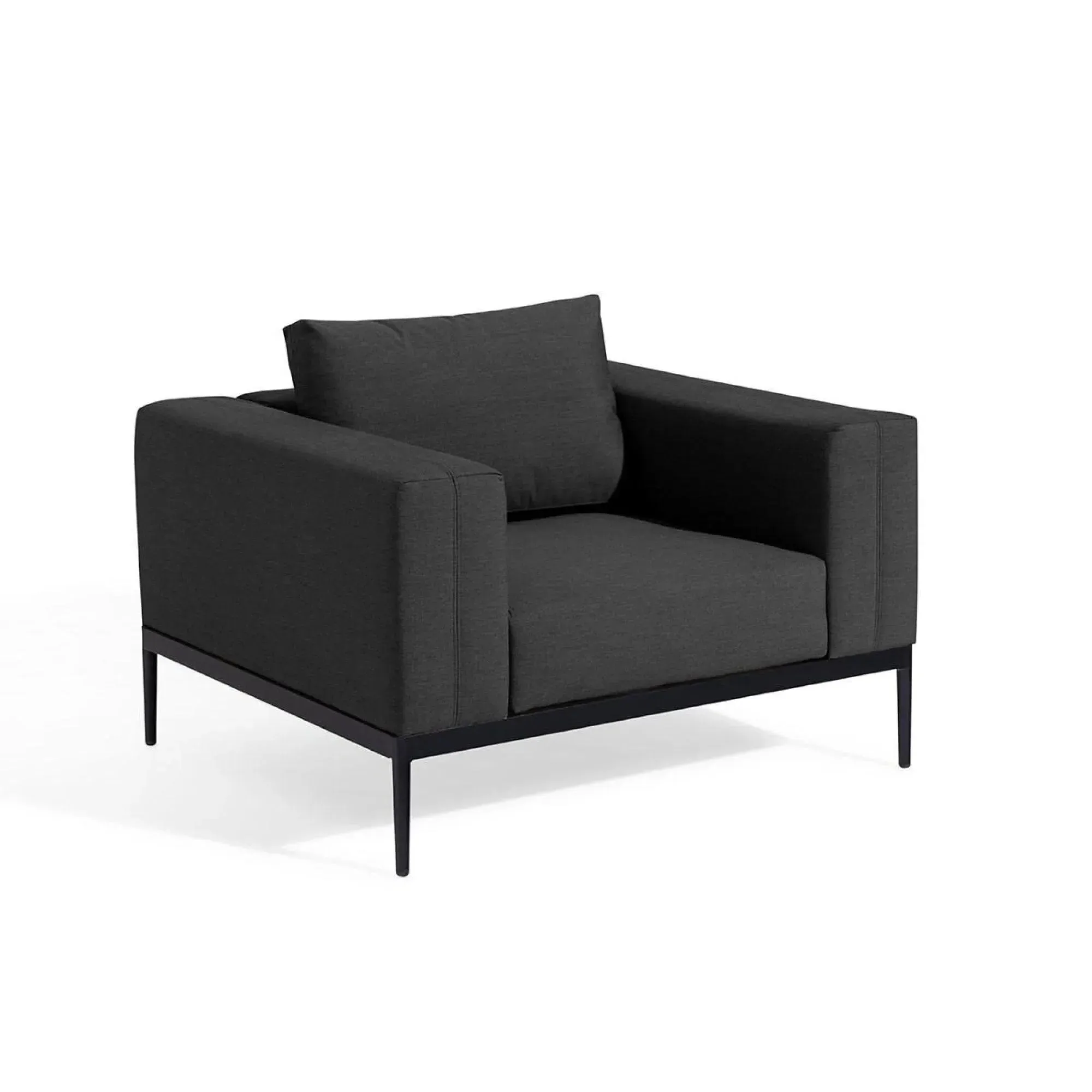 Eve 3-Seater Garden Sofa Set - Charcoal
