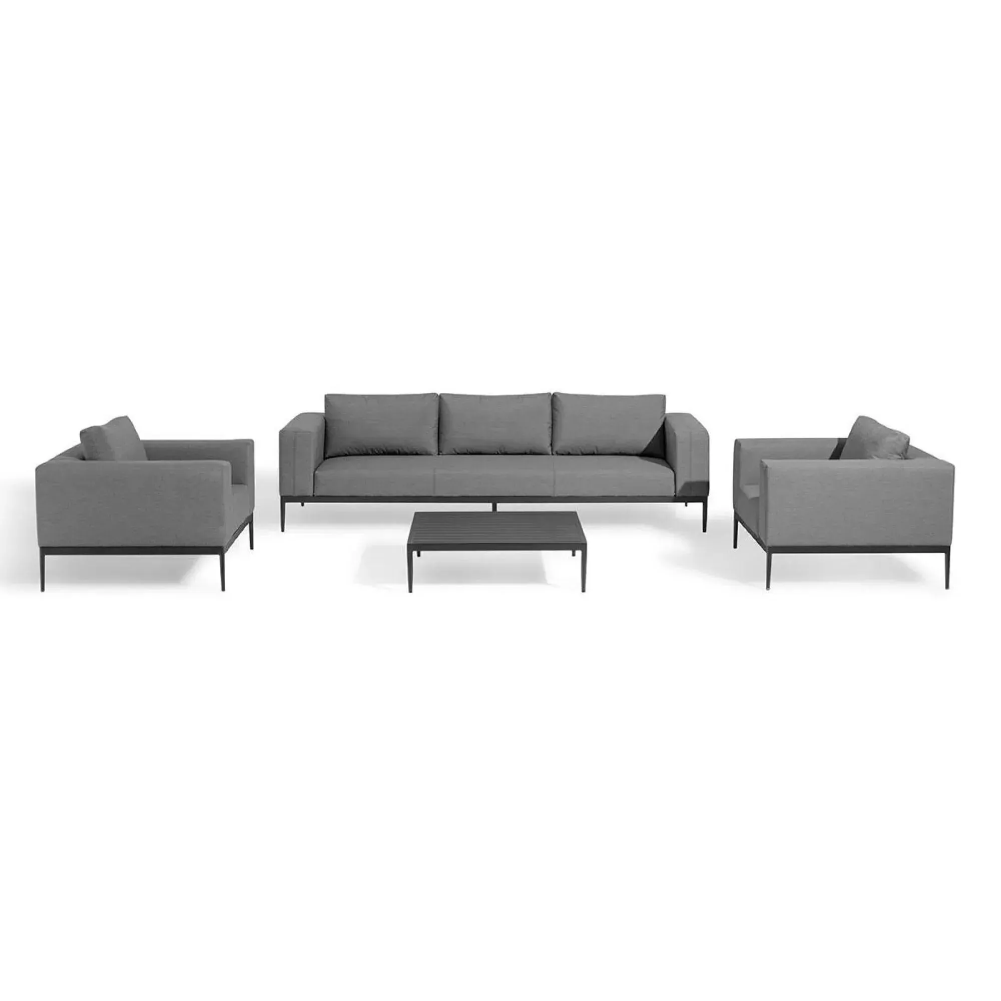Eve 3-Seater Garden Sofa Set - Flanelle