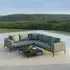 Eve Corner Garden Sofa Group - Flanelle
