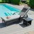 Florida Garden Sunlounger Set - Grey, Rattan