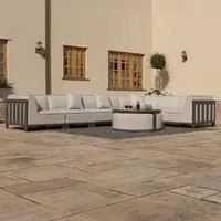 Ibiza Large Corner Garden Sofa Set - Oatmeal