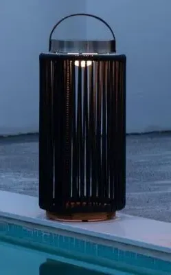 Luna Large Solar Outdoor Light - Charcoal, Aluminium