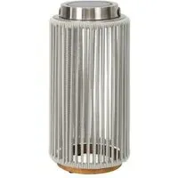 Luna Large Solar Outdoor Light - Light Grey, Aluminium