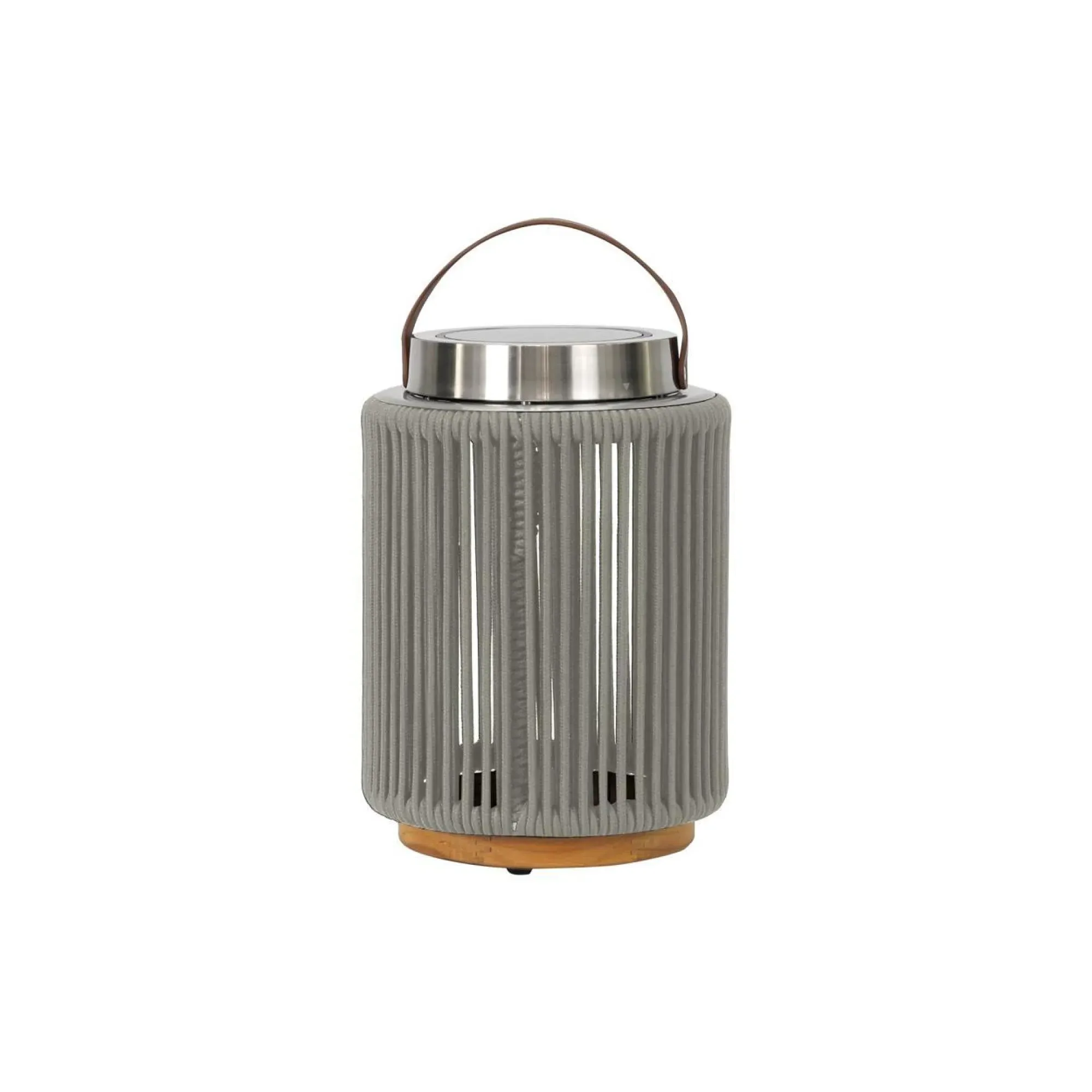 Luna Small Solar Outdoor Light - Light Grey, Aluminium