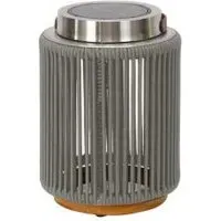 Luna Small Solar Outdoor Light - Light Grey, Aluminium