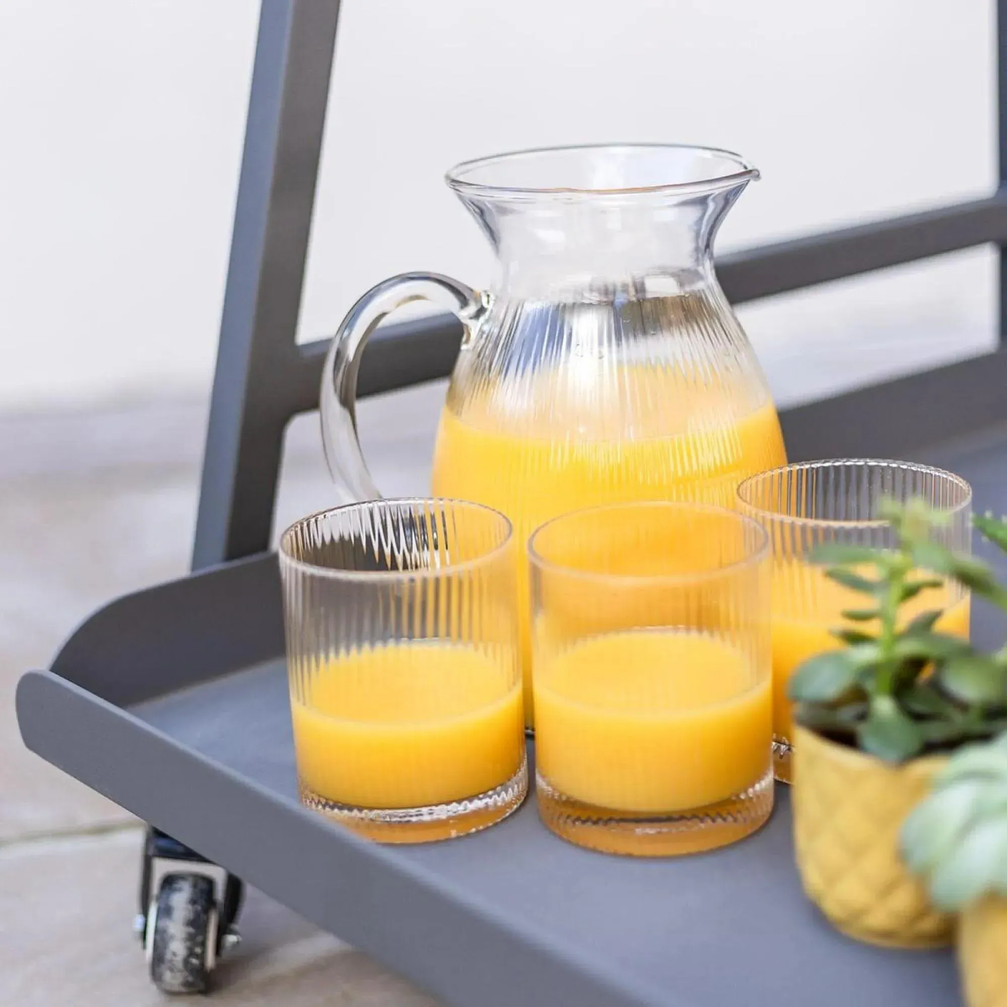 Maze 2 Tier Garden Trolley - Grey, Aluminium