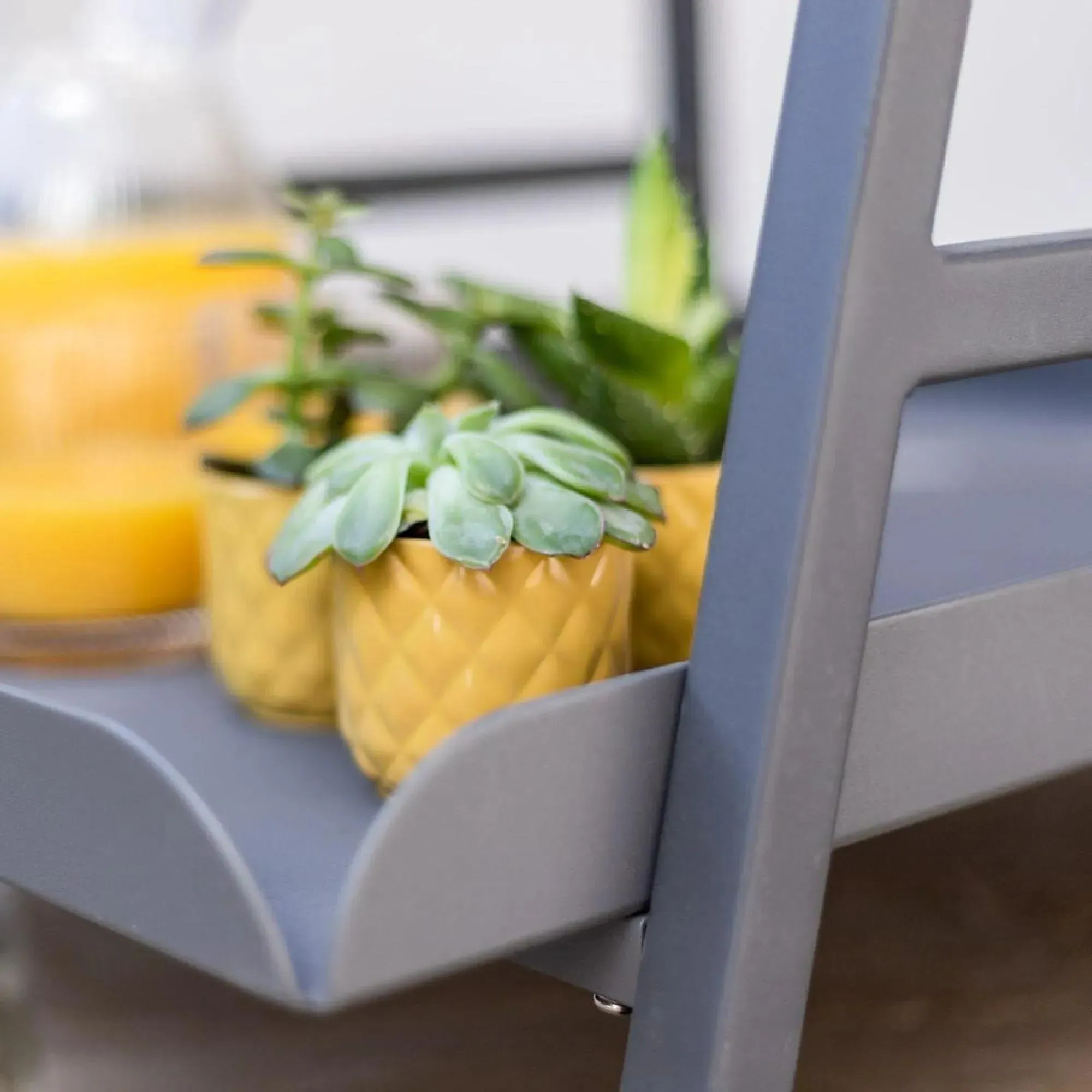 Maze 2 Tier Garden Trolley - Grey, Aluminium