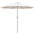 Maze Round Outdoor Parasol - Beige, Aluminium