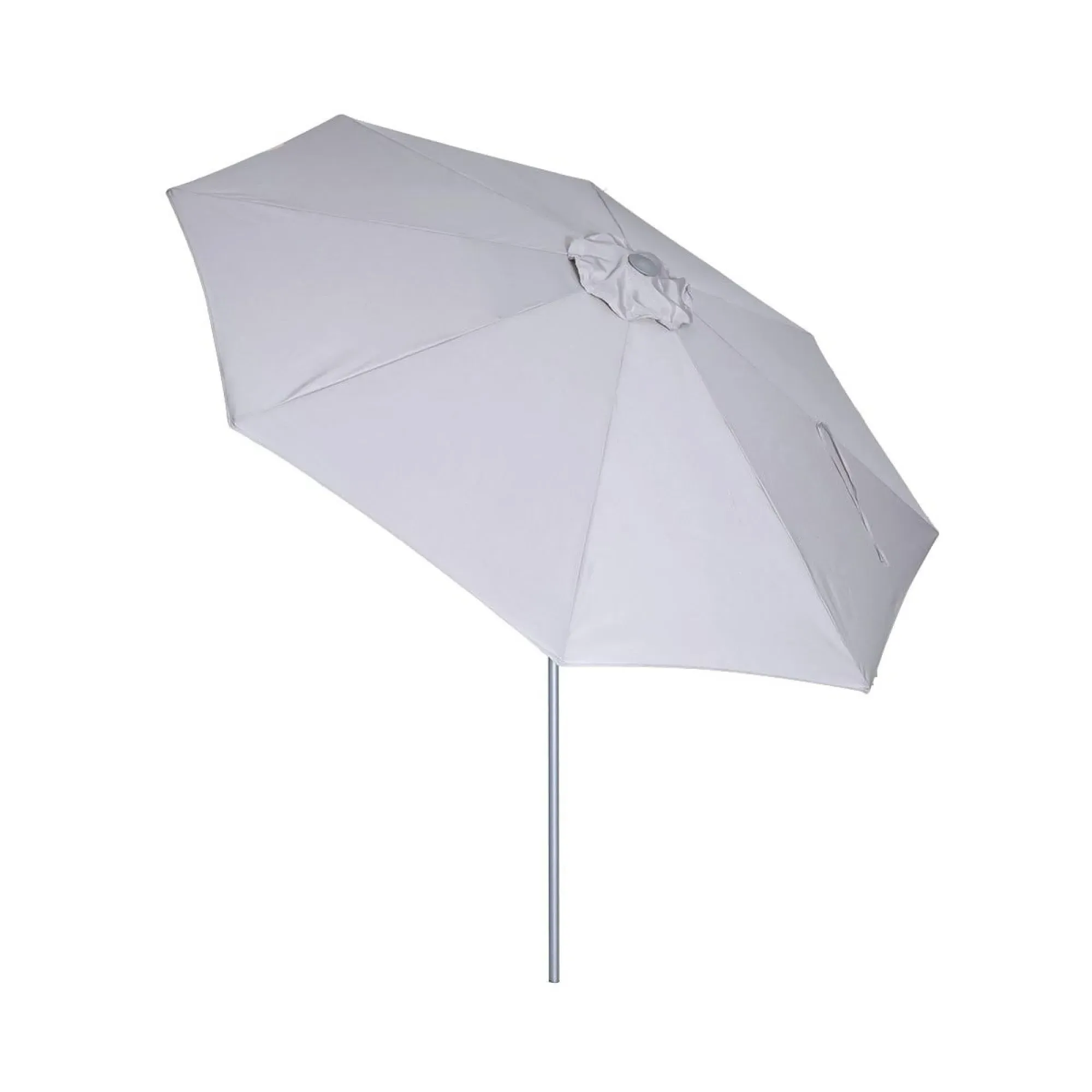 Maze Round Outdoor Parasol - Grey, Aluminium