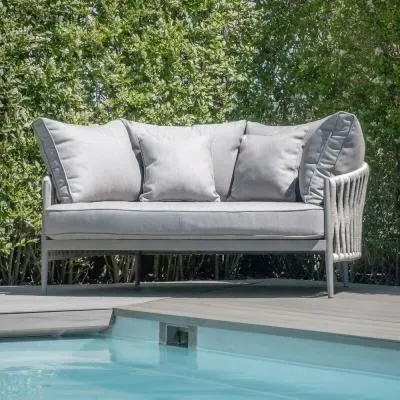 Milan Garden Daybed - Cool Linen