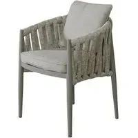 Milan Garden Dining Armchair Set of 2 - Cool Linen