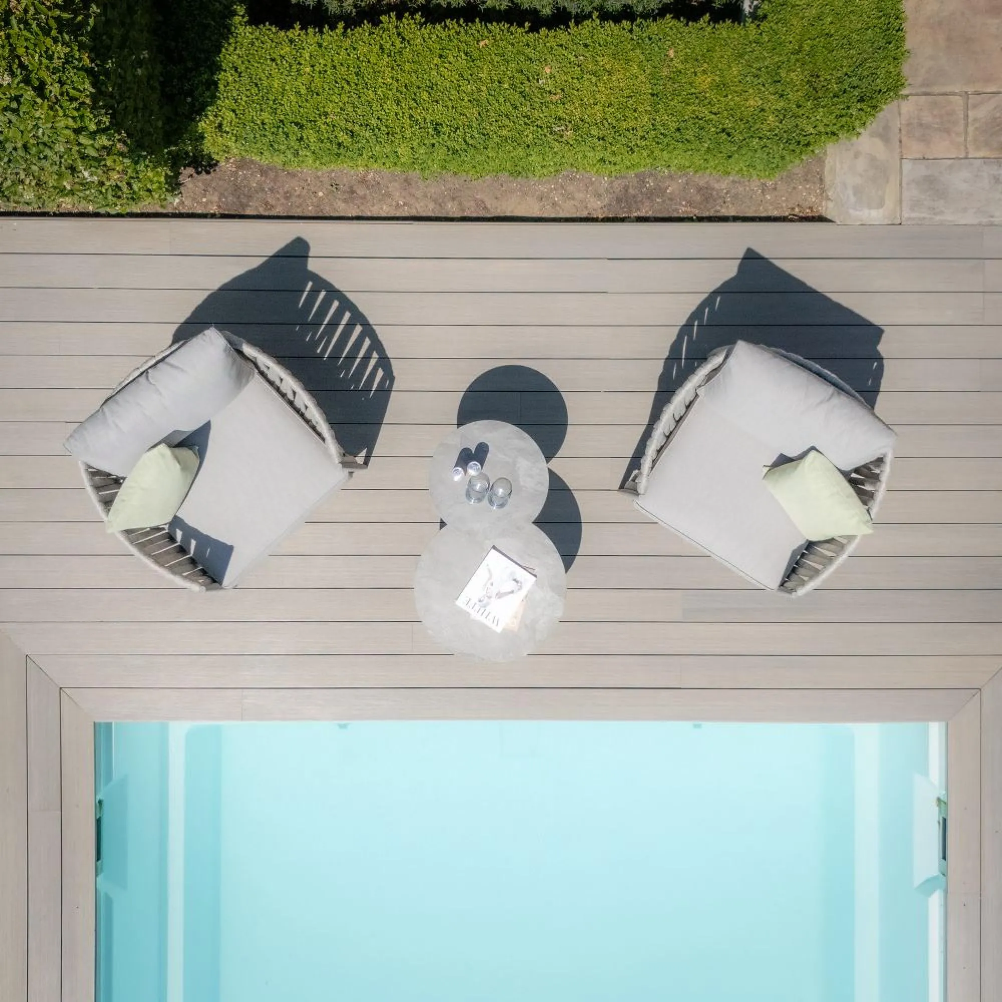 Milan Garden Lounge Set - Cool Linen