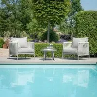 Milan Garden Lounge Set - Cool Linen