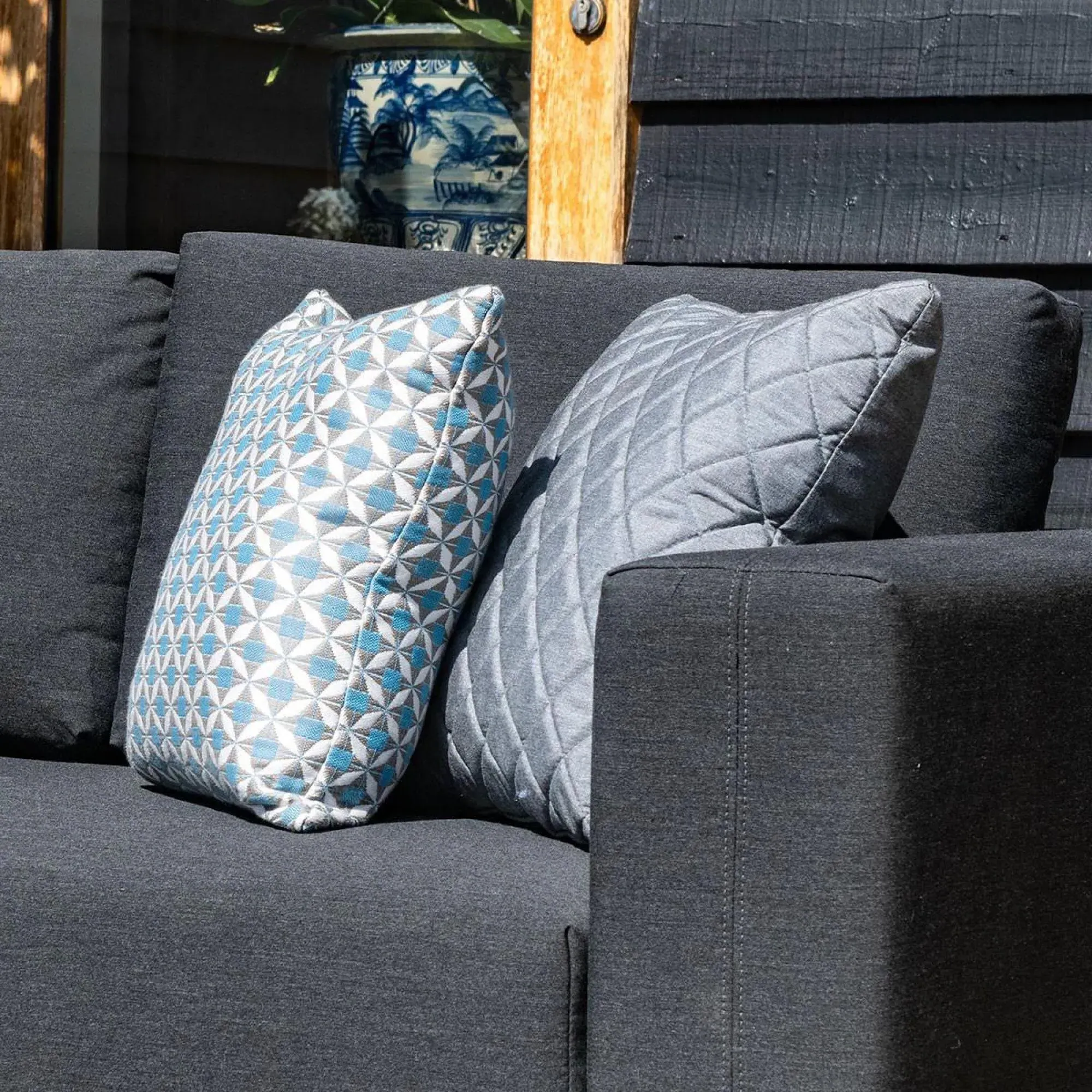 Mosaic Scatter Cushions Pack of 2 - Glacier