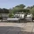 New York 2-Seater Garden Sofa Set with Rising Table - Dove Grey