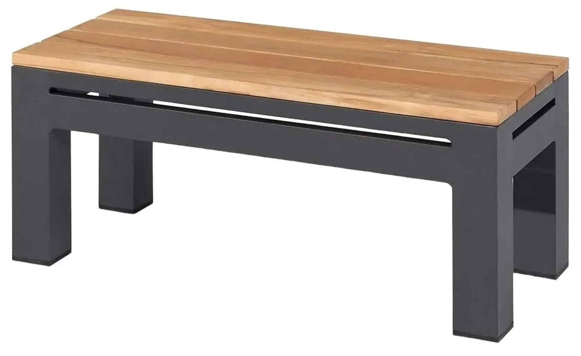 Oslo Garden Bench - Charcoal