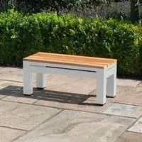 Oslo Garden Bench - White