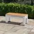 Oslo Garden Bench - White