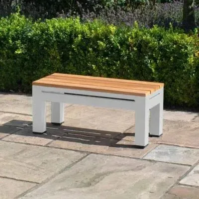 Oslo Garden Bench - White