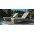 Oxford Garden Sunlounger Set - Light Grey, Rattan