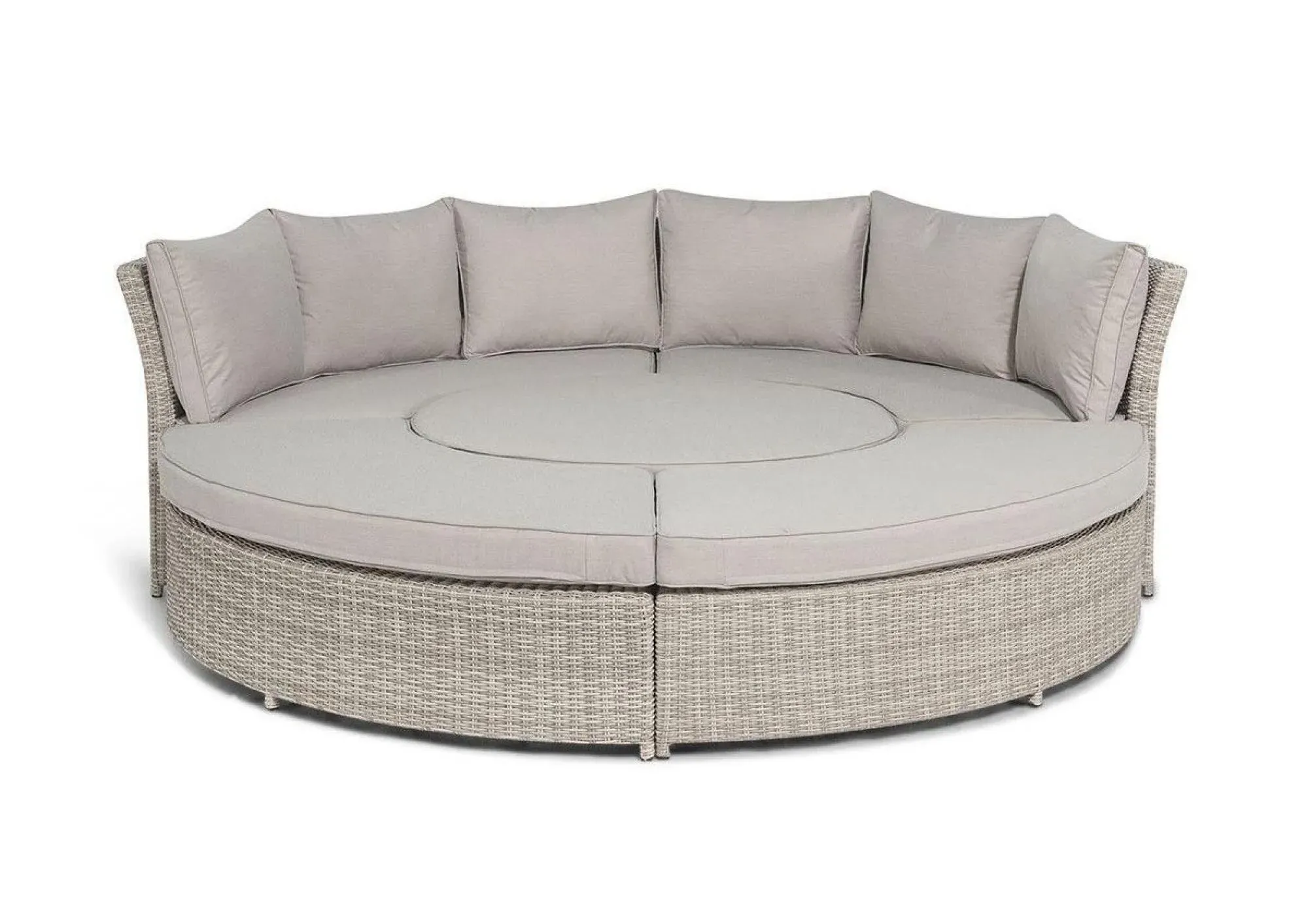 Oxford Rising Table Garden Lifestyle Suite - Grey, Rattan