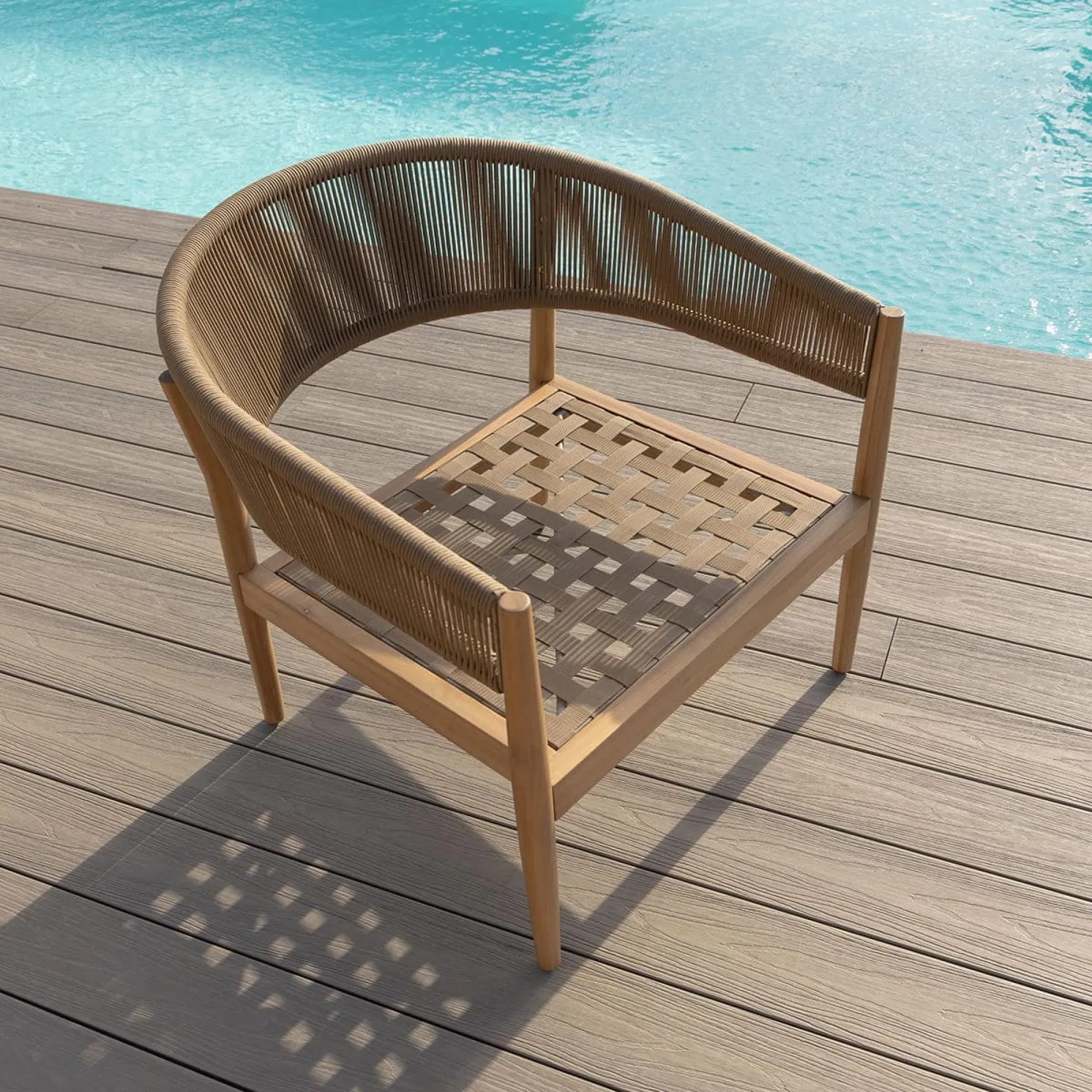 Porto 2-Seater Garden Sofa Set - Sandstone