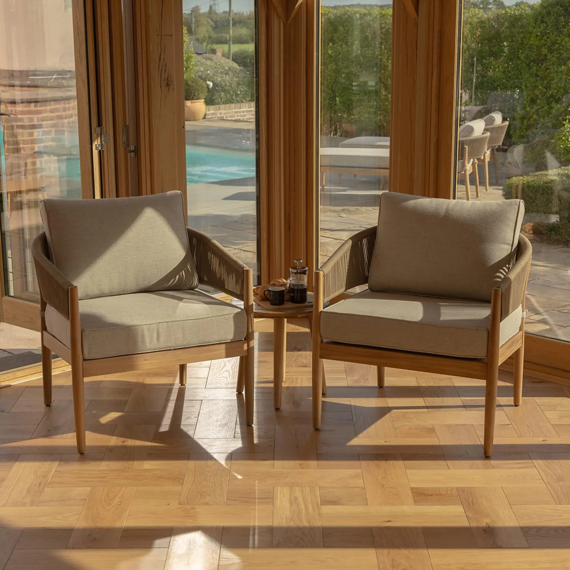 Porto Garden Lounge Set - Sandstone