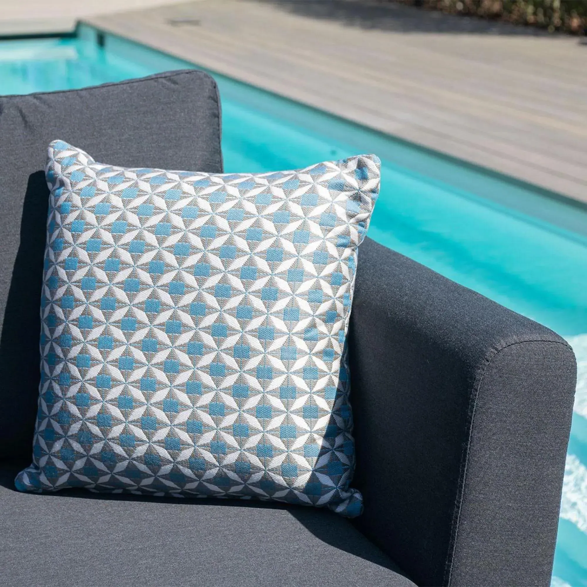 Pulse 8-Seater Corner Sofa Dining Set with Rising Table - Charcoal