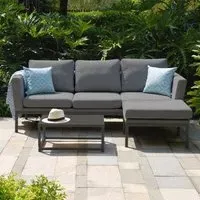 Pulse Chaise Garden Sofa Set - Flanelle
