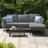 Pulse Chaise Garden Sofa Set - Flanelle