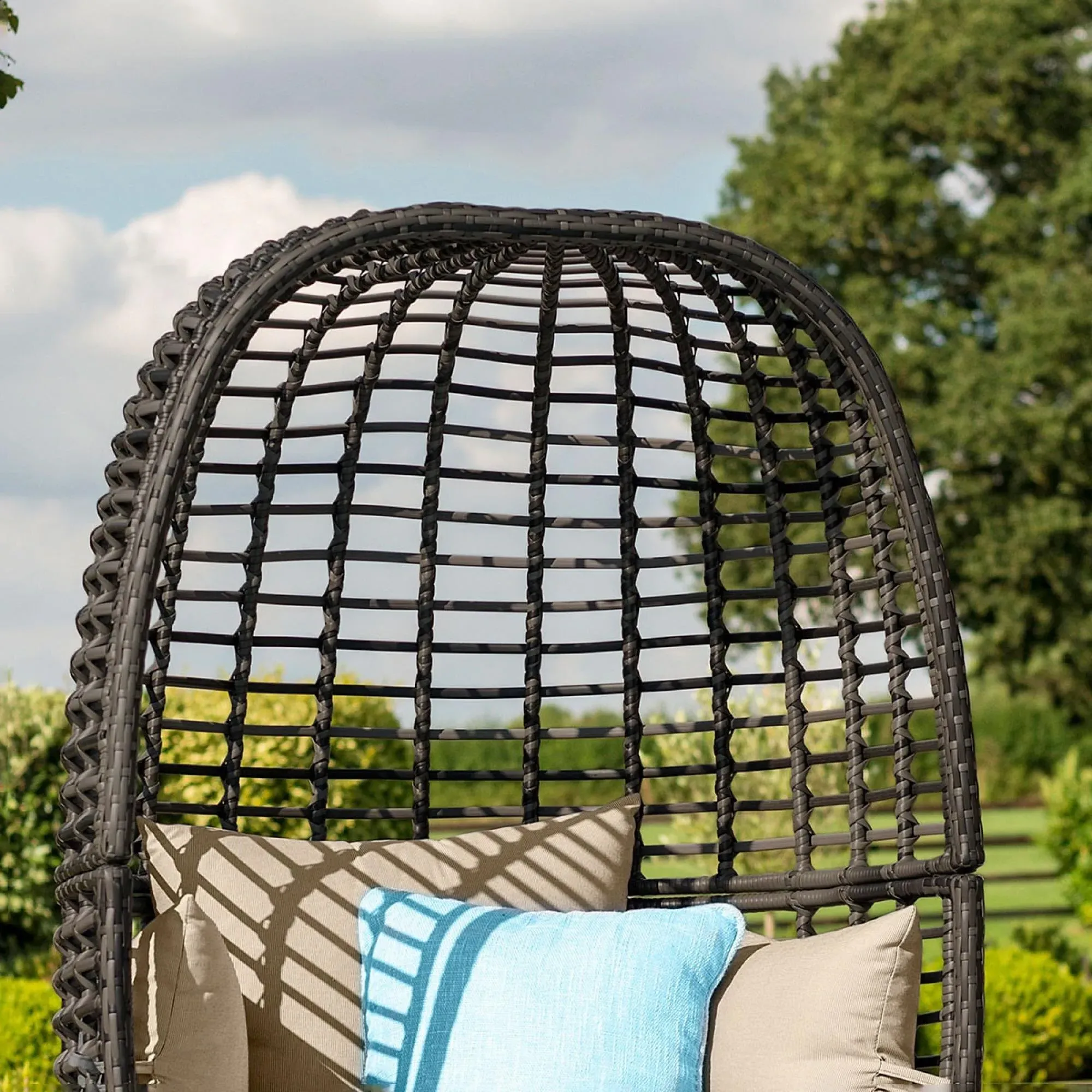 Riviera Garden Chair - Brown, Rattan