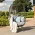 Riviera Garden Chair - Grey, Rattan