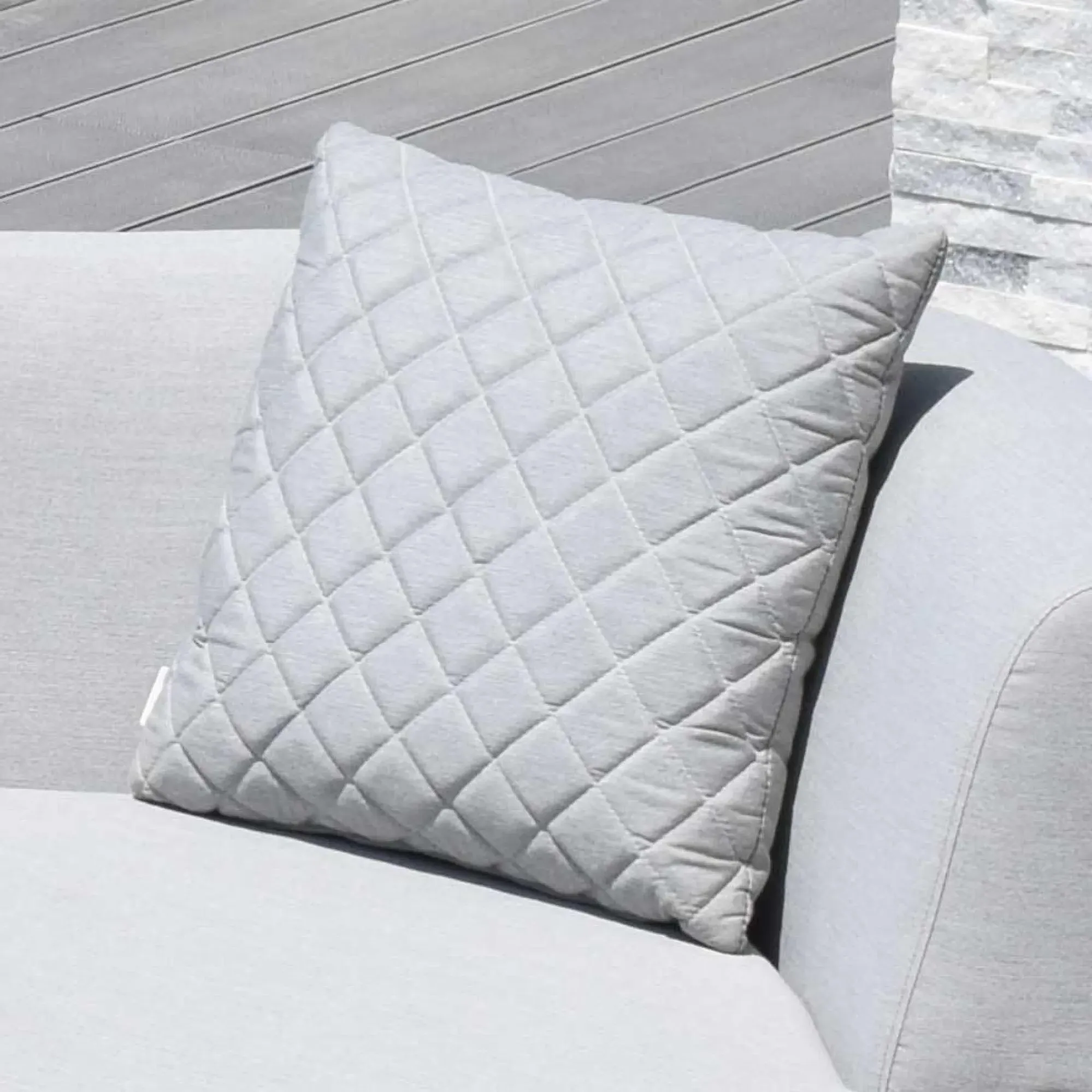 Scatter Quilted Cushions Pack of 2 - Lead Chine