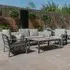 Vancouver 2-Seater Garden Sofa Set - Dove Grey